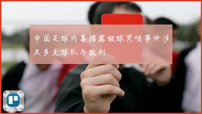 中国足球内幕揭露假球黑哨事件涉及多支球队与裁判